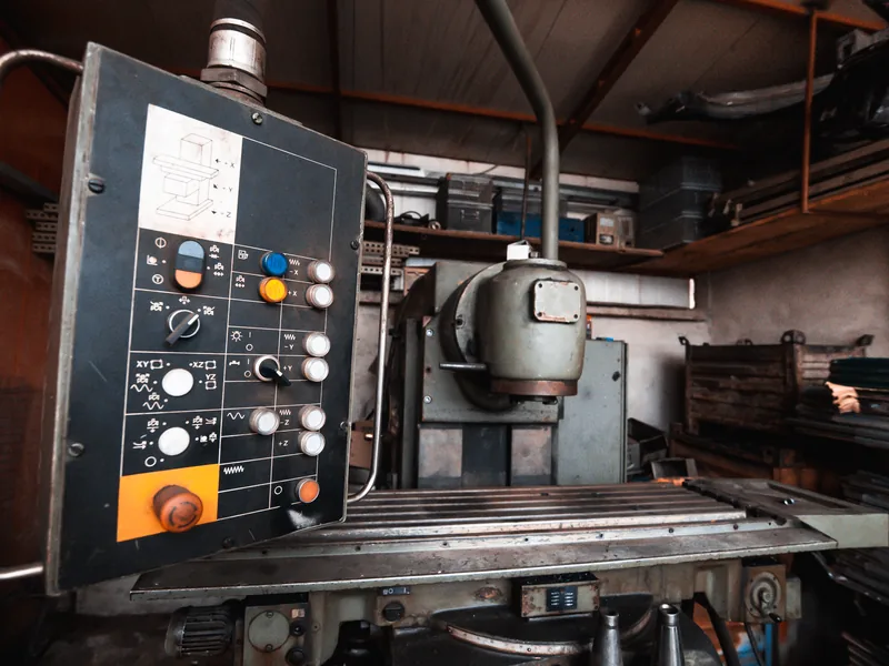 Workshop machinery at Metal-M