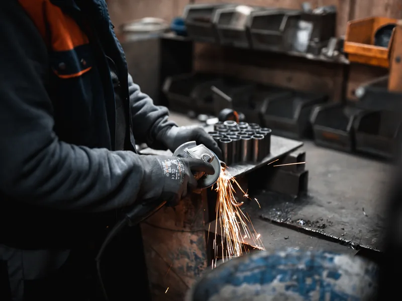 Work detail in the Metal-M workshop