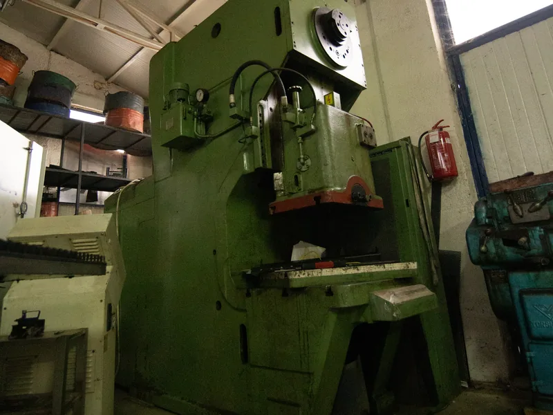 Stamping press in the Metal-M workshop